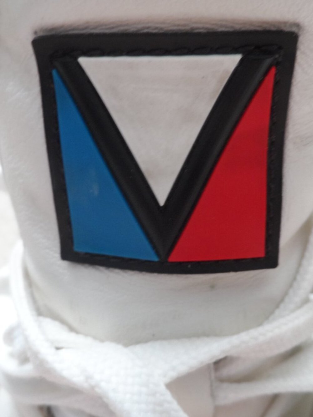 Louis Vuitton Off-White Leather baseball sneakers size 39/9US - Picture 6 of 15